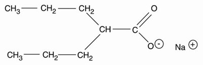 Chemical Structure (Valproate Sodium Injection   Novaplus 1)
