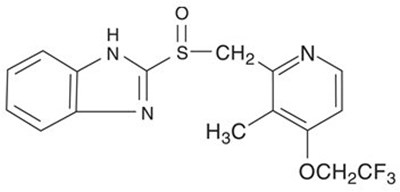 Lansoprazole Structural Formula (Image 01)