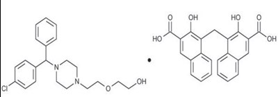 structure - hydroxyzine 3