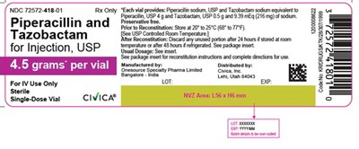 Vial 4.5 Grams (Vial Label 4.5g)