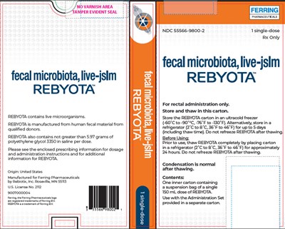 rebyota-08.jpg PRINCIPAL DISPLAY PANEL - 150 mL Bag Carton - rebyota 08