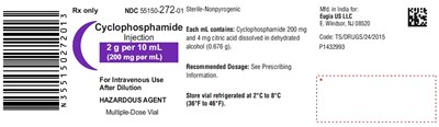 PACKAGE LABEL-PRINCIPAL DISPLAY PANEL-2 g per 10 mL (200 mg per mL) - Container Label - cyclophosphamide fig5