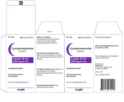 PACKAGE LABEL-PRINCIPAL DISPLAY PANEL-2 g per 10 mL (200 mg per mL) - Container-Carton (1 Vial) - cyclophosphamide fig6