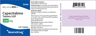 capecitabine-500-label.jpg PRINCIPAL DISPLAY PANEL - capecitabine 500 label