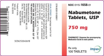 750mg-100ct - nabumetone tablets usp 5