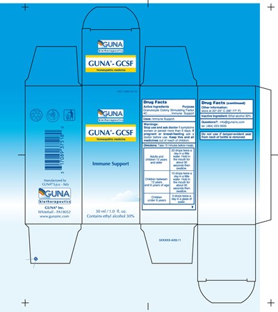 Image Of Box Label (Guna Gcsf)