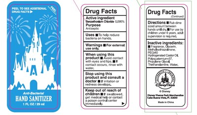 Image Of Bottle Label (Disney)