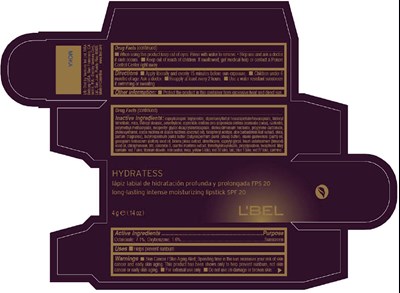 hydratess-01.jpg Principal Display Panel - 4 g Tube Box - MOKA - hydratess 01