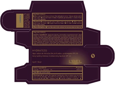 hydratess-02.jpg Principal Display Panel - 4 g Tube Box - ROMANCE - hydratess 02