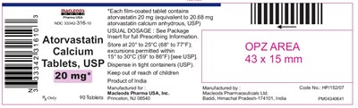585 (Atorvastatin Calcium 20mg 90s)