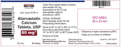898 (Atorvastatin Calcium 80mg 90s)