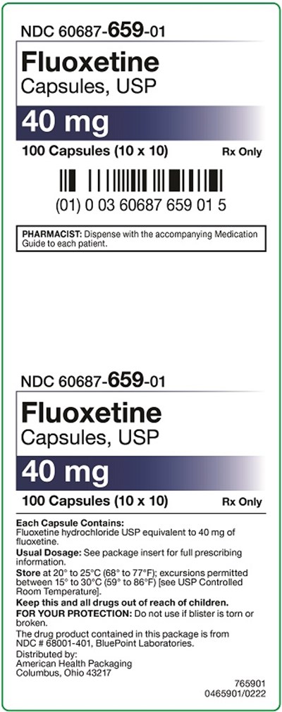 40 mg Fluoxetine Capsules Carton (Carton)