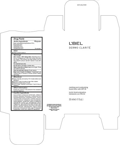 lbel-dermo-01.jpg Principal Display Panel - 30 ml Bottle Box - lbel dermo 01
