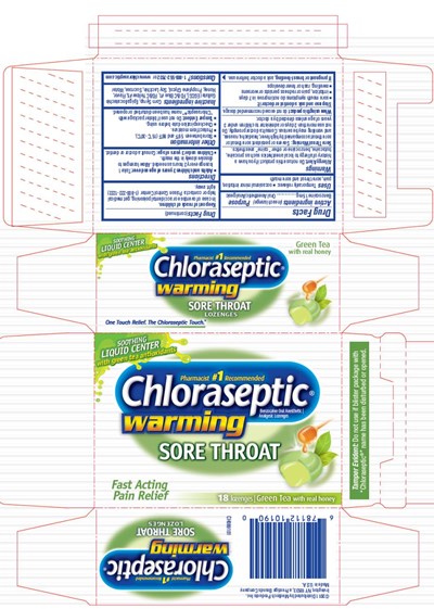 Sootihng Liquid Centerpharmacist #1 Recommendedchloraseptic Warming Sore Throatbenzocaine Oral Anesthetic | Analgesic Lozenges18 Lozenges | Green Tea With Real Honey (Chloraseptic Warming Sore Throat Lozenges 02)