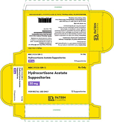 Principal Display Panel (30 mg Suppository Carton)