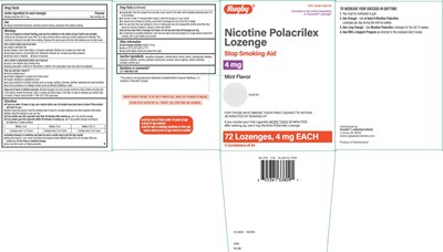 Nicotine Polacrilex Usp, 4 mg (Nicotine 4 mg Mint Maxi Lozenge Rub 1)