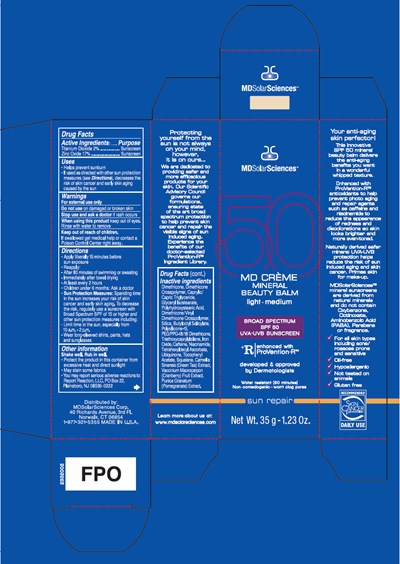 Principal Display Panel - 35 g Tube Carton - Light/Medium - md creme 01