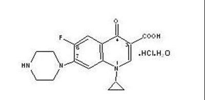 Structural Formula (Ciprofloxacin 01)