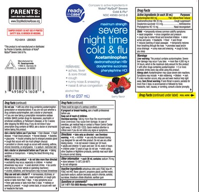 Nighttime Severe Cold And Flu Berry Liquid Deliste 1