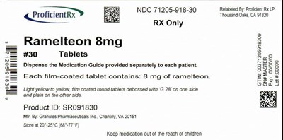 ramelteon8mg-30ct-label-jpg.jpg 71205-918-30 - ramelteon8mg 30ct label jpg