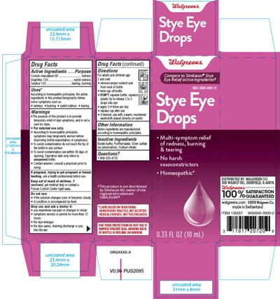 PRINCIPAL DISPLAY PANELNDC 0363-9051-11Stye EyeDrops0.33 FL OZ (10 mL) - walgreens stye eye relief 01