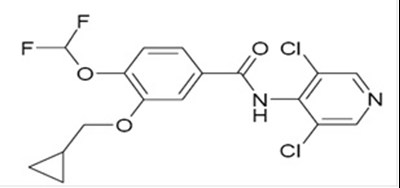 roflumilast-str.jpg Chemical Structure - roflumilast str