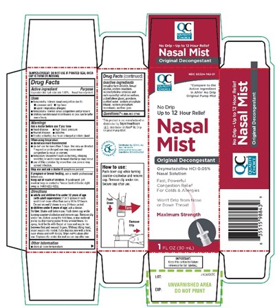 Quality Choice Nasal mist Oxymetazoline HCl ORIGINAL - 7J8EL nasal spray