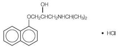 Propranolol Structural Formula (Image 1)