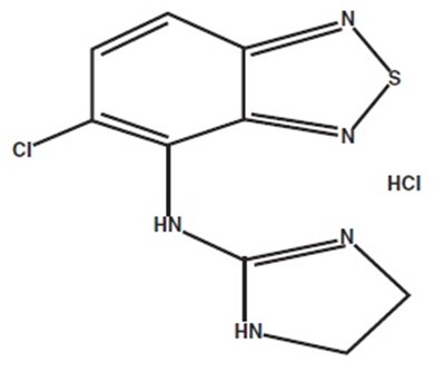 Chemical Structure (Tizanidine Str)