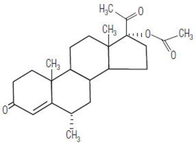 medroxyprogesterone-01.jpg Chemical Structure - medroxyprogesterone 01