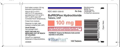 image-01.jpg Bupropion HCl 100mg 100ct Label Material Code 403926 - image 01