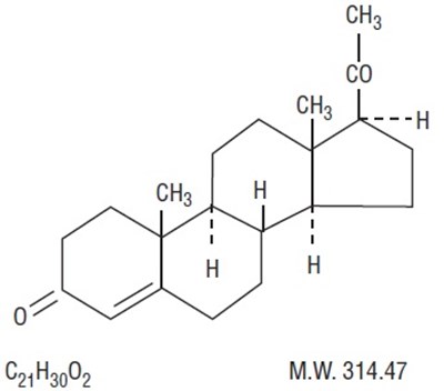 Chemical Structure (Progesterone Str)