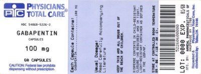100 mg Package Label (5226)