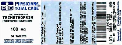 Image Of 100 mg Package Label (1616)