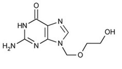 "image Description" (Acyclovir Structure)