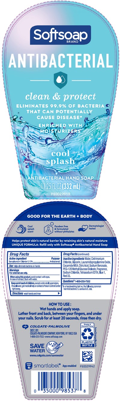 PRINCIPAL DISPLAY PANEL - 332 mL Bottle Label - softsoap 01