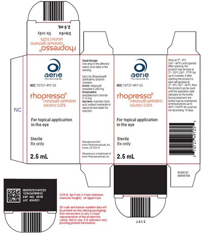 Rhopressa (netarsudil Ophthalmic Solution) 0.02% Sample Label (Image 07)