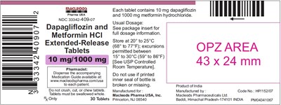 505 (Dapa Met Er 10mg 1000mg 30s Container)