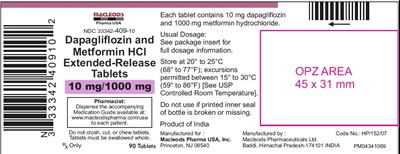 505 (Dapa Met Er 10mg 1000mg 90s Container)