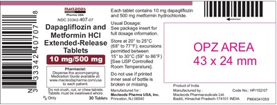 505 (Dapa Met Er 10mg 500mg 30s Container)