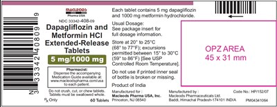 505 (Dapa Met Er 5mg 1000mg 60s Container)