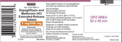 505 (Dapa Met Er 5mg 500mg 500s Container)