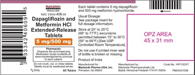 505 (Dapa Met Er 5mg 500mg 60s Container)
