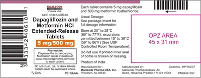 505 (Dapa Met Er 5mg 500mg 90s Container)