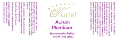 Product Label (Aurum Plumbum Pel)