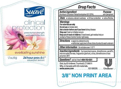 Suave Clinical Everlasting Sunshine 1.7 Oz (Suaveclinicaleverlastingsunshinepdp)