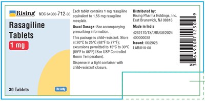rasagiline-1mg-30ct-label - rasagiline 1mg 30ct label
