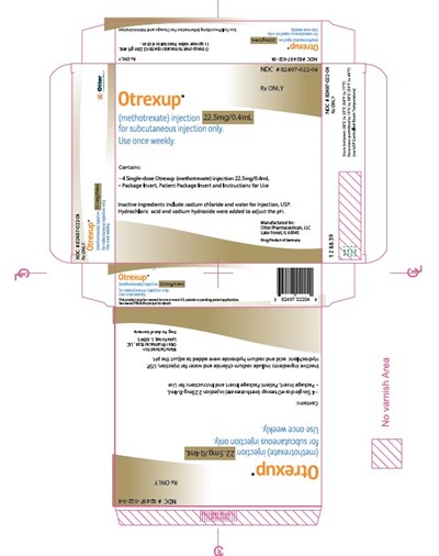 22.5 mg label - otrexup 18