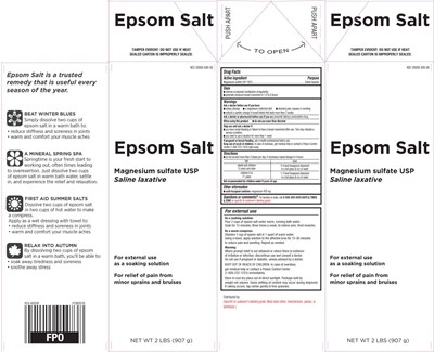 Magnesium Sulfate Usp 100% (Epsom Salt Pouch 1)