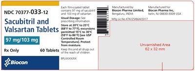 97_103mg_60s.jpg Sacubitril and Valsartan Tablets 97 mg/103 mg, 60's Tablets - 97 103mg 60s